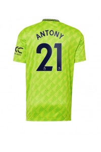 Manchester United Antony #21 Voetbaltruitje 3e tenue 2022-23 Korte Mouw